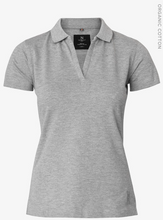 Lade das Bild in den Galerie-Viewer, Premium Damen V Polo Piqué