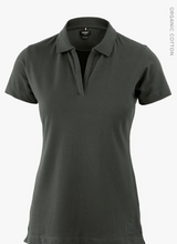 Lade das Bild in den Galerie-Viewer, Premium Damen V Polo Piqué