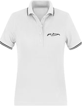 Lade das Bild in den Galerie-Viewer, Poloshirt Damen 2 Streifen mit MotivStickerei