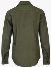 Afbeelding in Gallery-weergave laden, Premium Unisex Oversize Hemd mit Logostickerei ton in ton