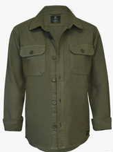 Afbeelding in Gallery-weergave laden, Premium Unisex Oversize Hemd mit Logostickerei ton in ton