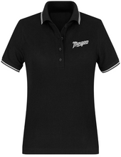 Lade das Bild in den Galerie-Viewer, Poloshirt Damen 2 Streifen mit MotivStickerei