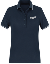 Lade das Bild in den Galerie-Viewer, Poloshirt Damen 2 Streifen mit MotivStickerei SOFORT