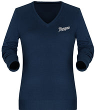 Lade das Bild in den Galerie-Viewer, Morgan V-Strickpullover Damen