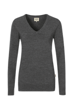 Lade das Bild in den Galerie-Viewer, Morgan V-Strickpullover Damen