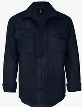 Afbeelding in Gallery-weergave laden, Premium Unisex Oversize Hemd mit Logostickerei ton in ton

