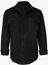 Afbeelding in Gallery-weergave laden, Premium Unisex Oversize Hemd mit Logostickerei ton in ton
