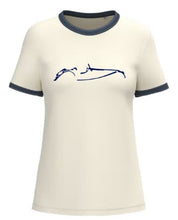 Charger l'image dans la galerie, Damen Ringer-T-Shirt mit kontrastierenden Kanten
