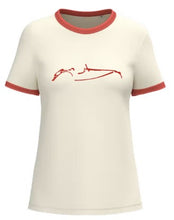 Charger l'image dans la galerie, Damen Ringer-T-Shirt mit kontrastierenden Kanten
