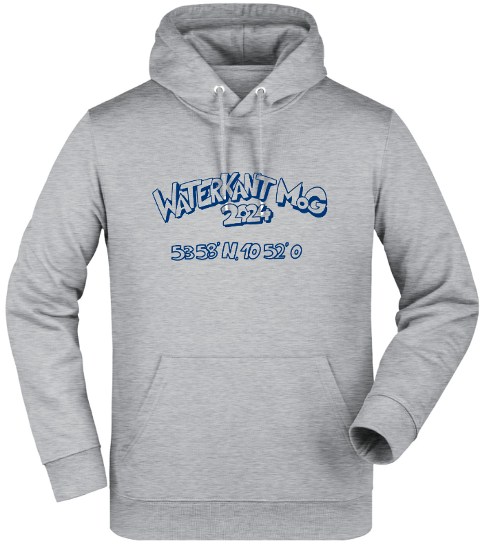 Waterkant Koordinaten 2024 Kapuzen Sweat Shirt