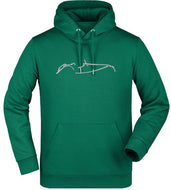 Silhouetten Kapuzen Sweat Shirt Stick