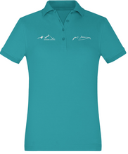 Lade das Bild in den Galerie-Viewer, Lech Poloshirt Damen silber
